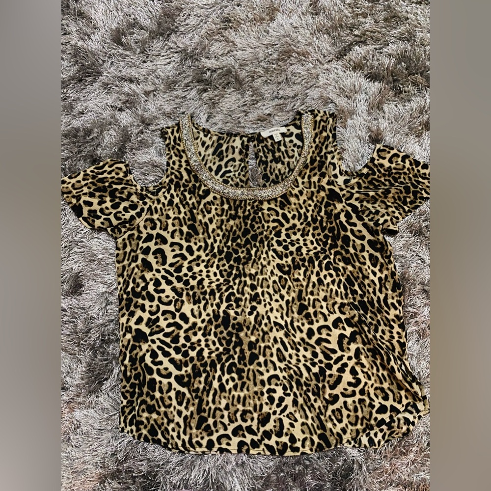 Leopard blouse